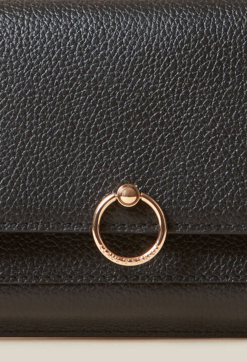 Bolso grande cuero granuloso