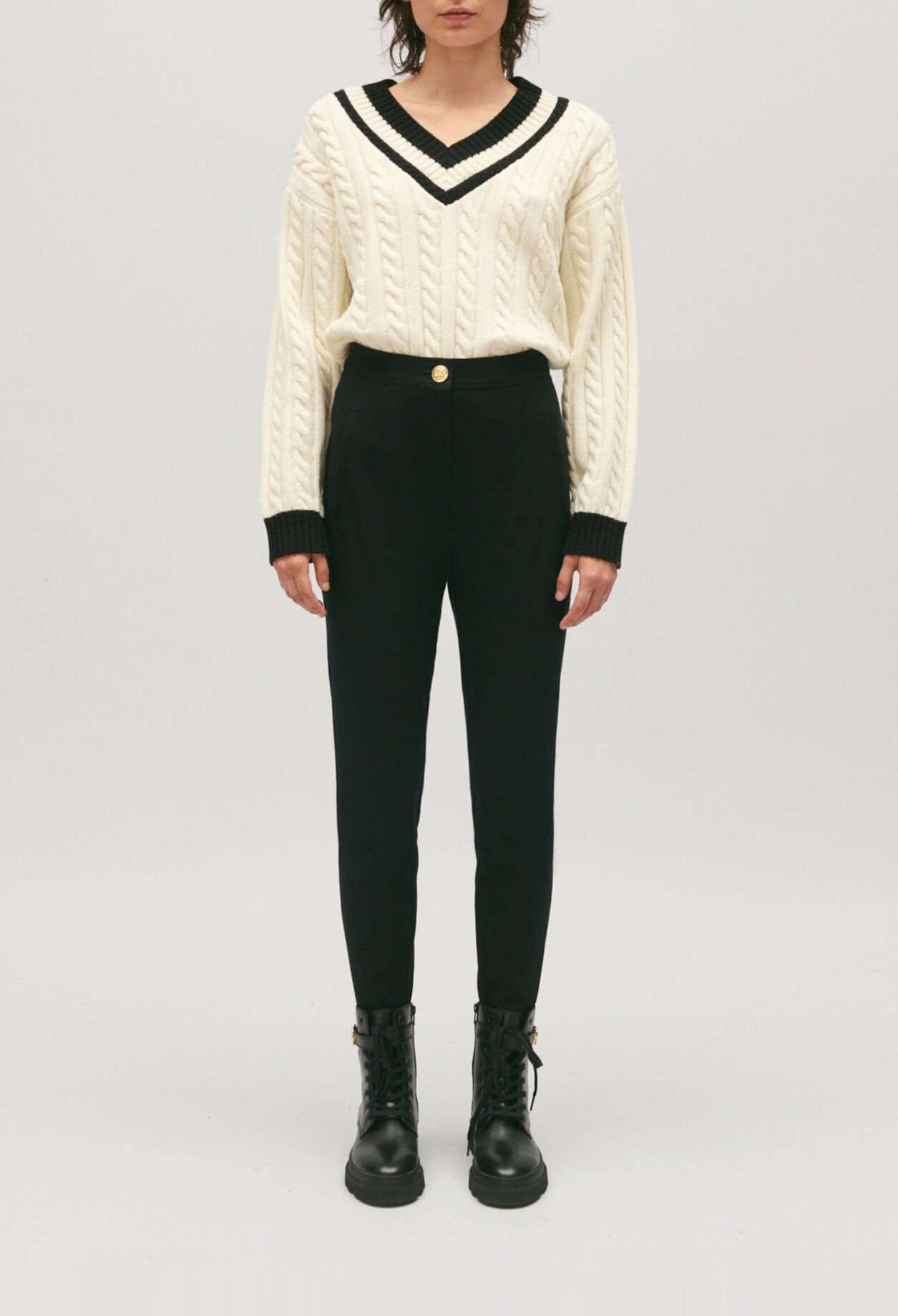 Pantalones de talle alto slim