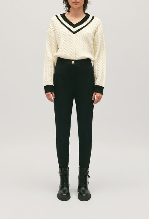 Pantalones de talle alto slim