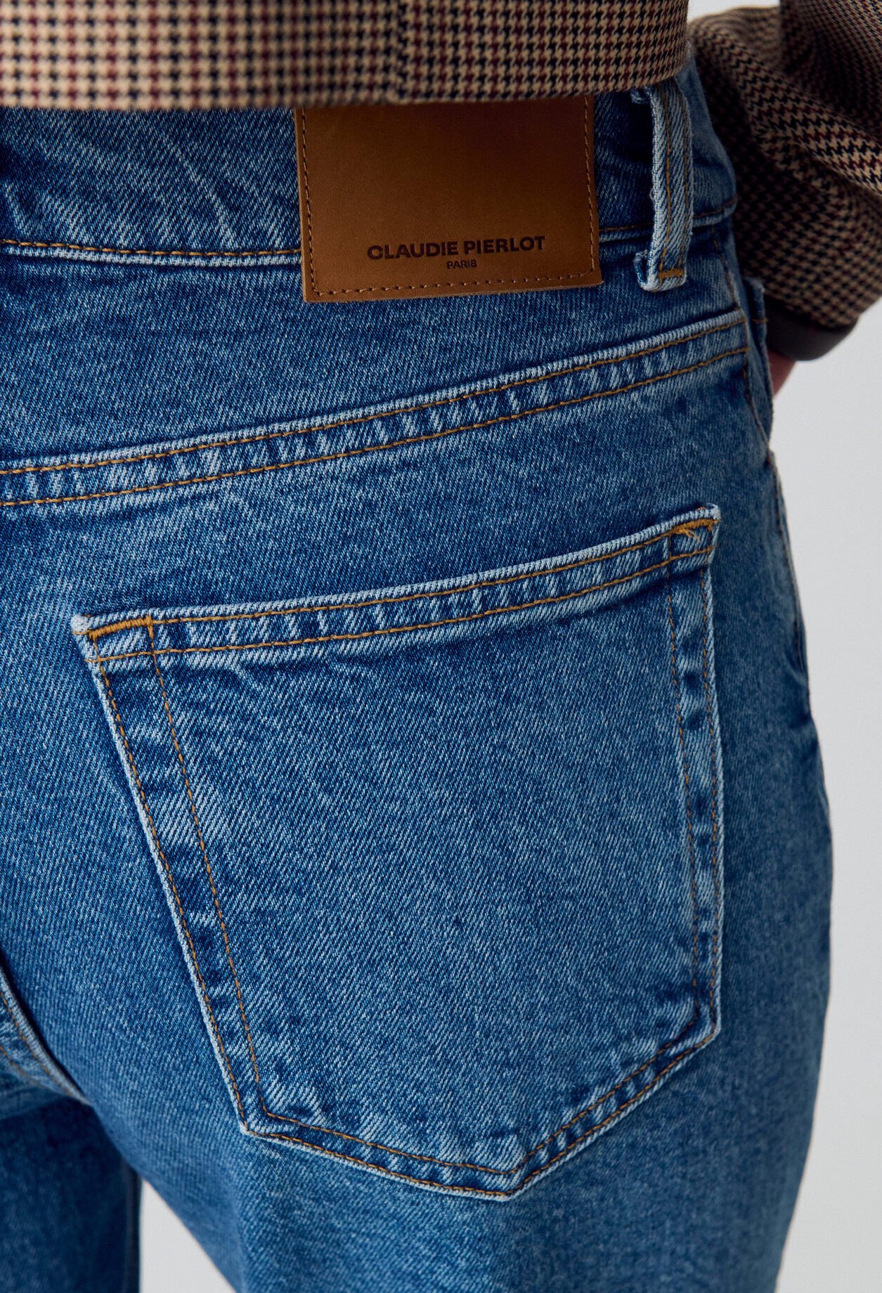 Vaqueros Toto Slim 7/8 azul desteñido