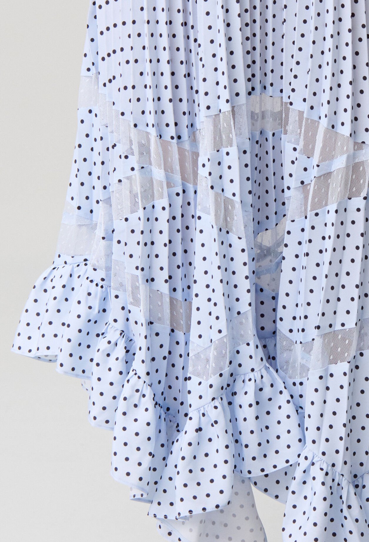 Vestido midi de lunares