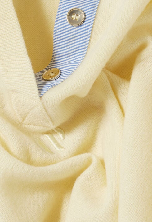 Jersey de lana con cuello de polo