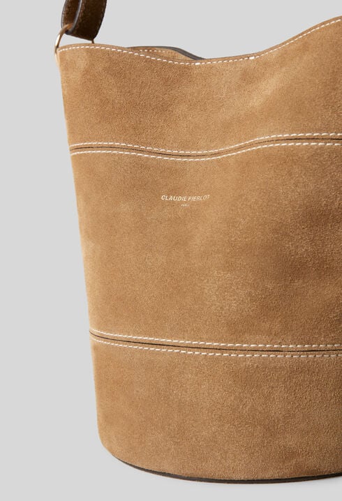 Bolso de ante Solveig tipo cubo