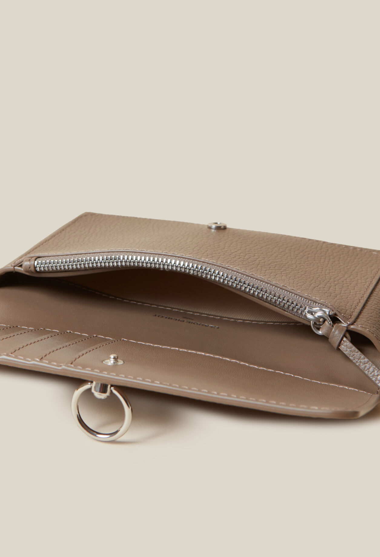 Bolso grande cuero granuloso