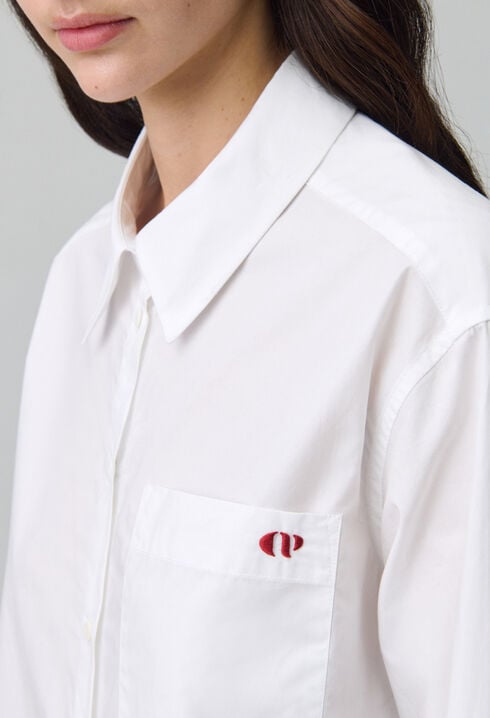 Camisa clásica de corte recto