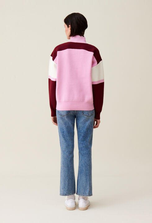Sudadera cuello camionero