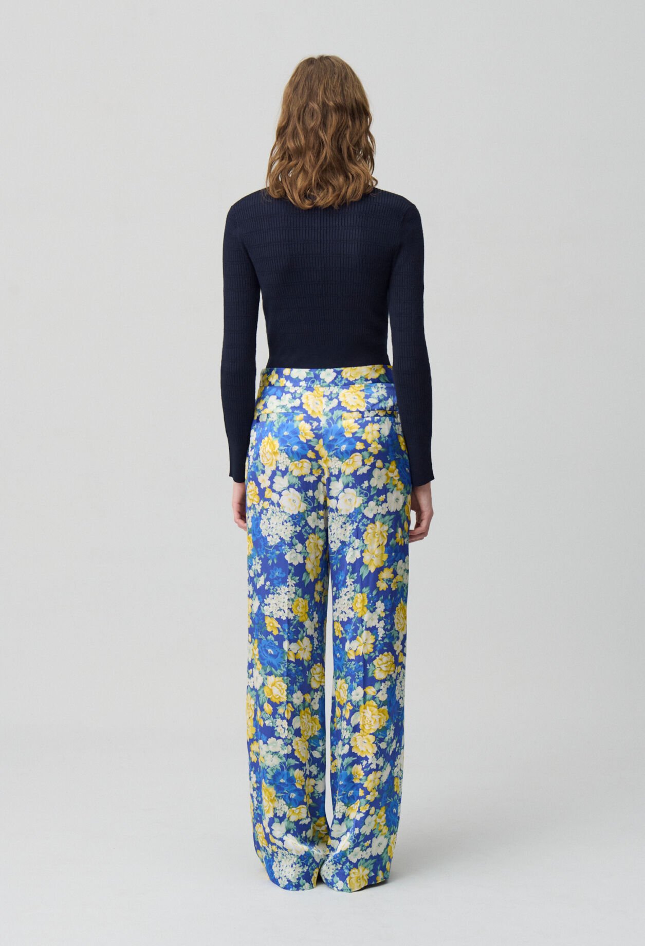 Pantalón ancho estampado