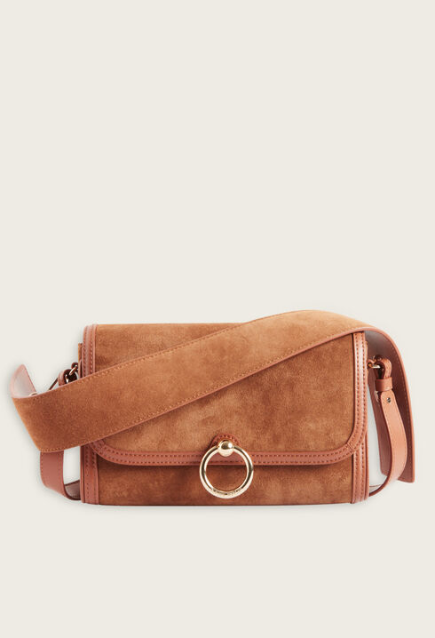 Bolso Anoushka de ante color caramelo