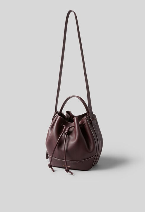 Bolso de cuero tipo saco