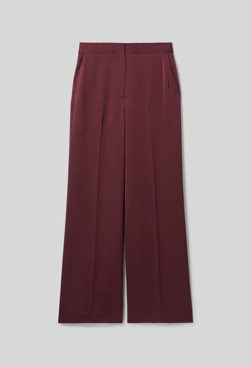 Pantalón fluido satinado