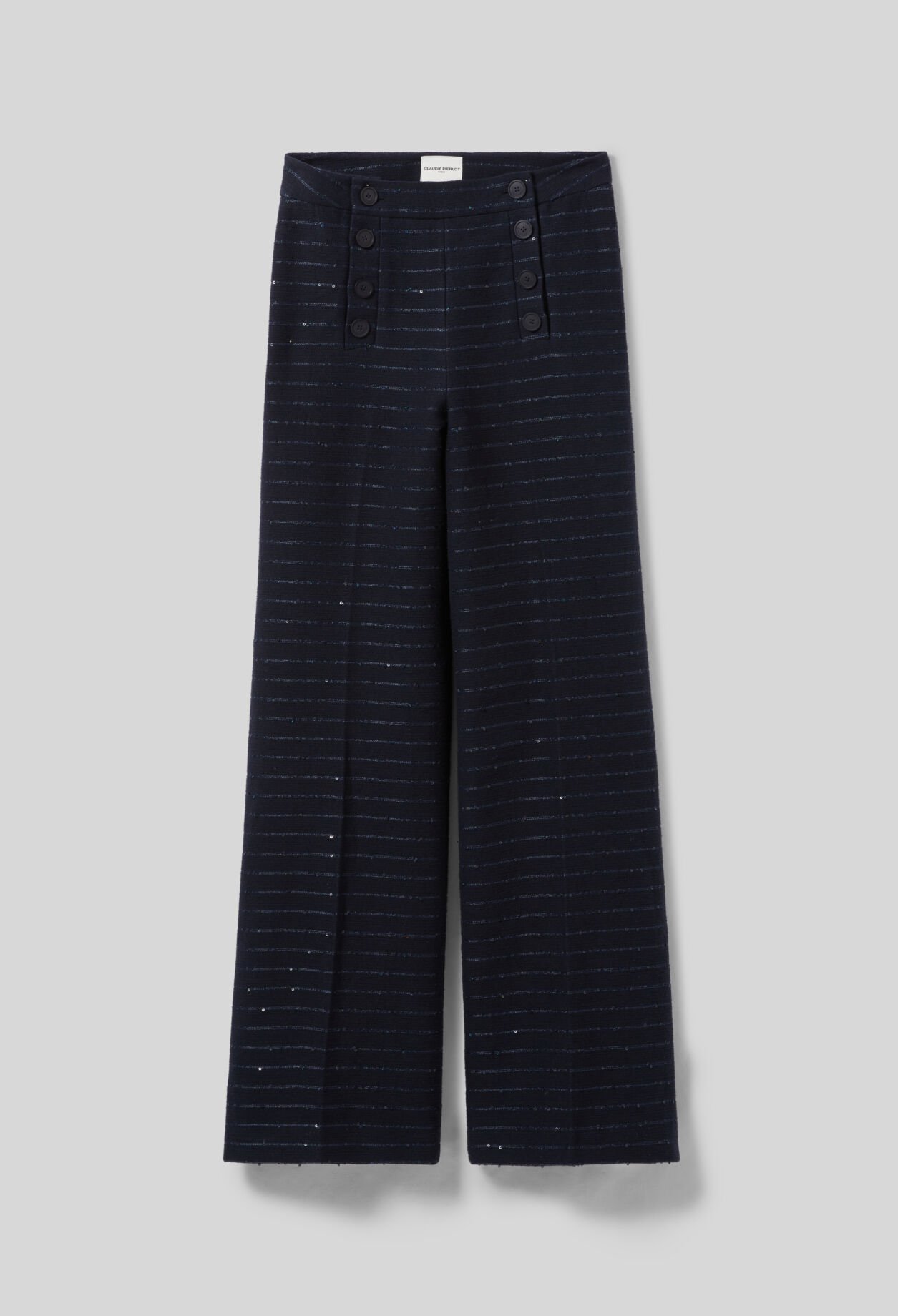 Pantalón de raya con botones