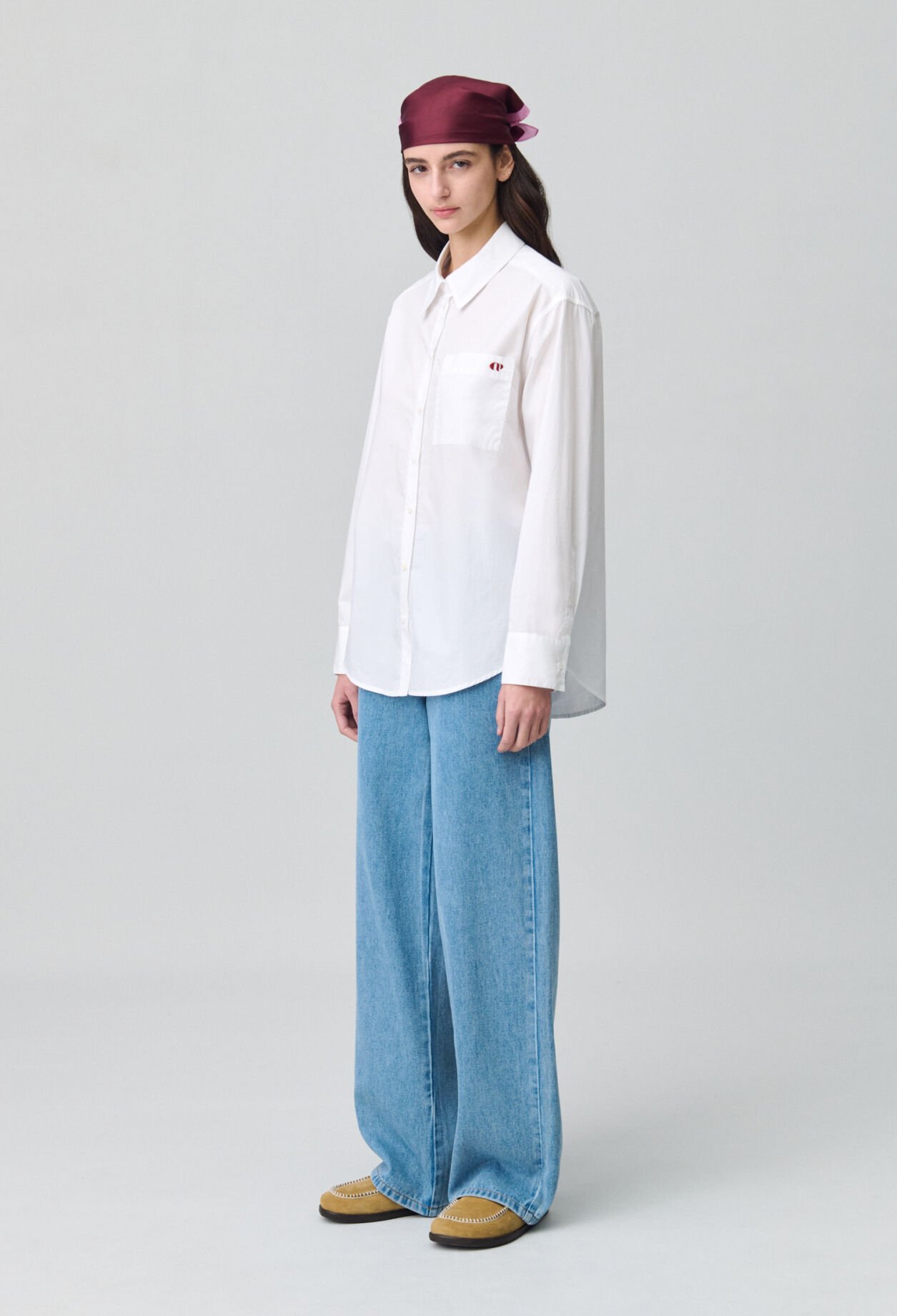 Camisa clásica de corte recto