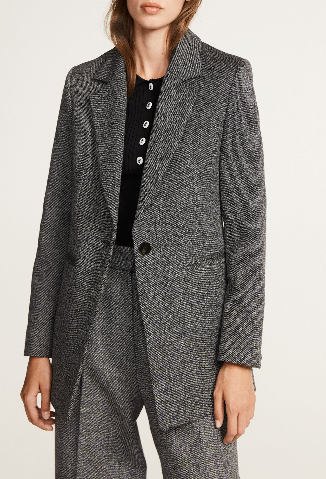Chaqueta recta