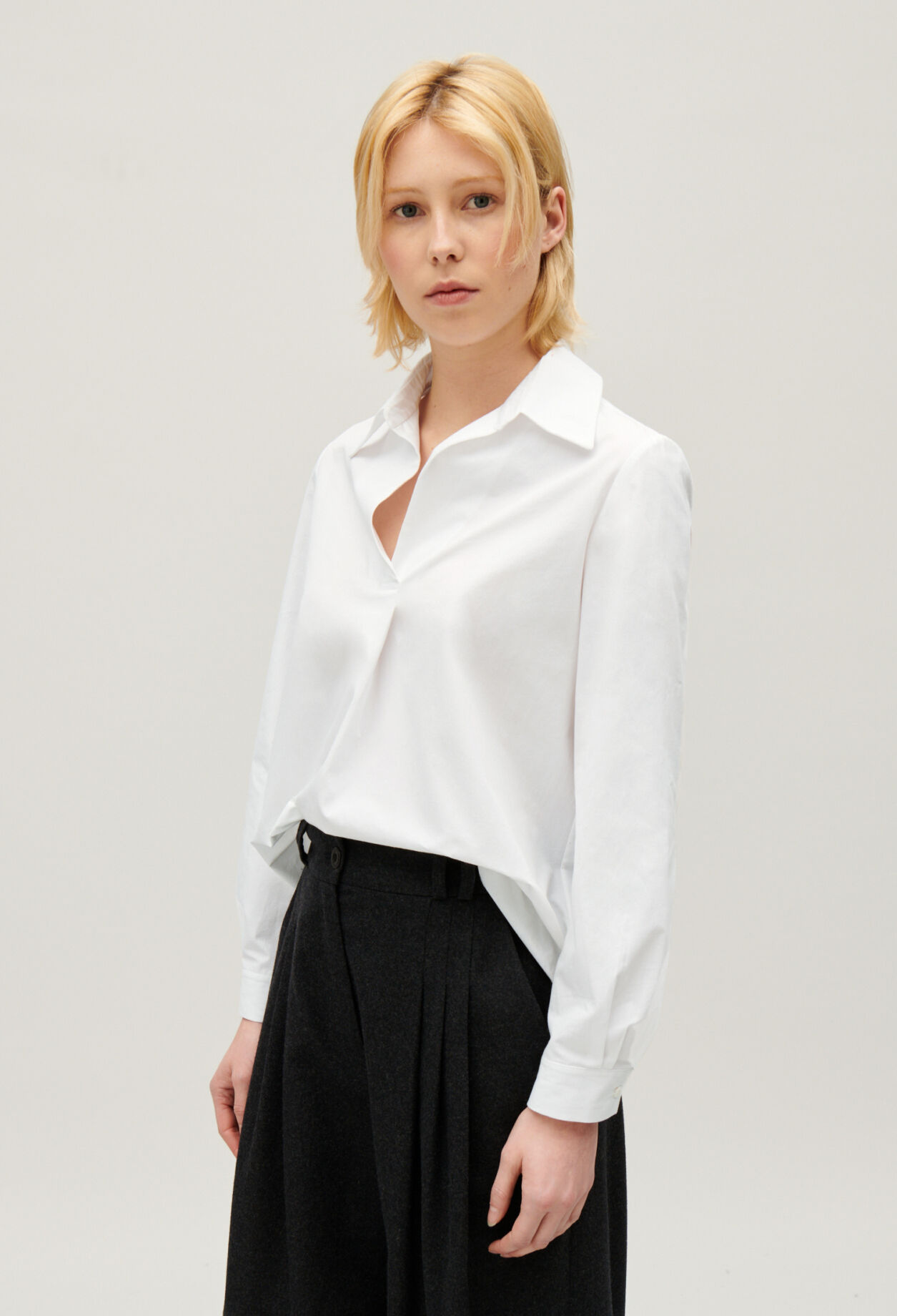 Blusa algodón manga larga