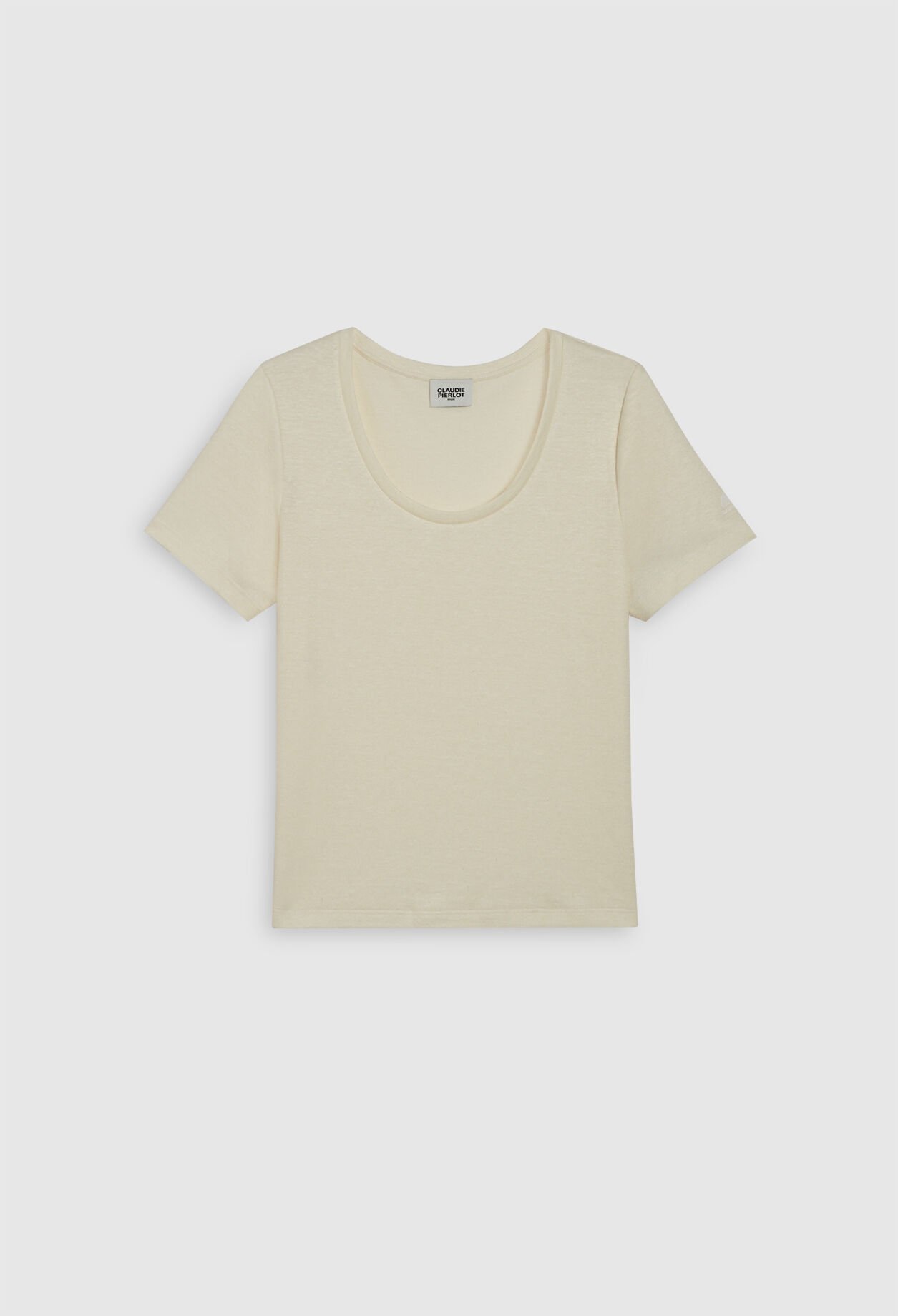 Camiseta de lino y algodón