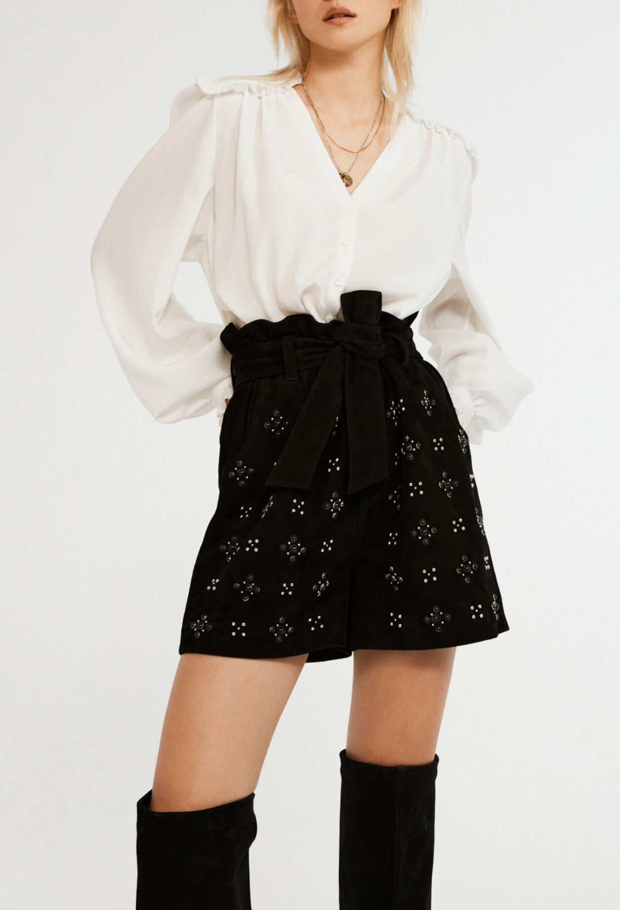Camisa con volantes