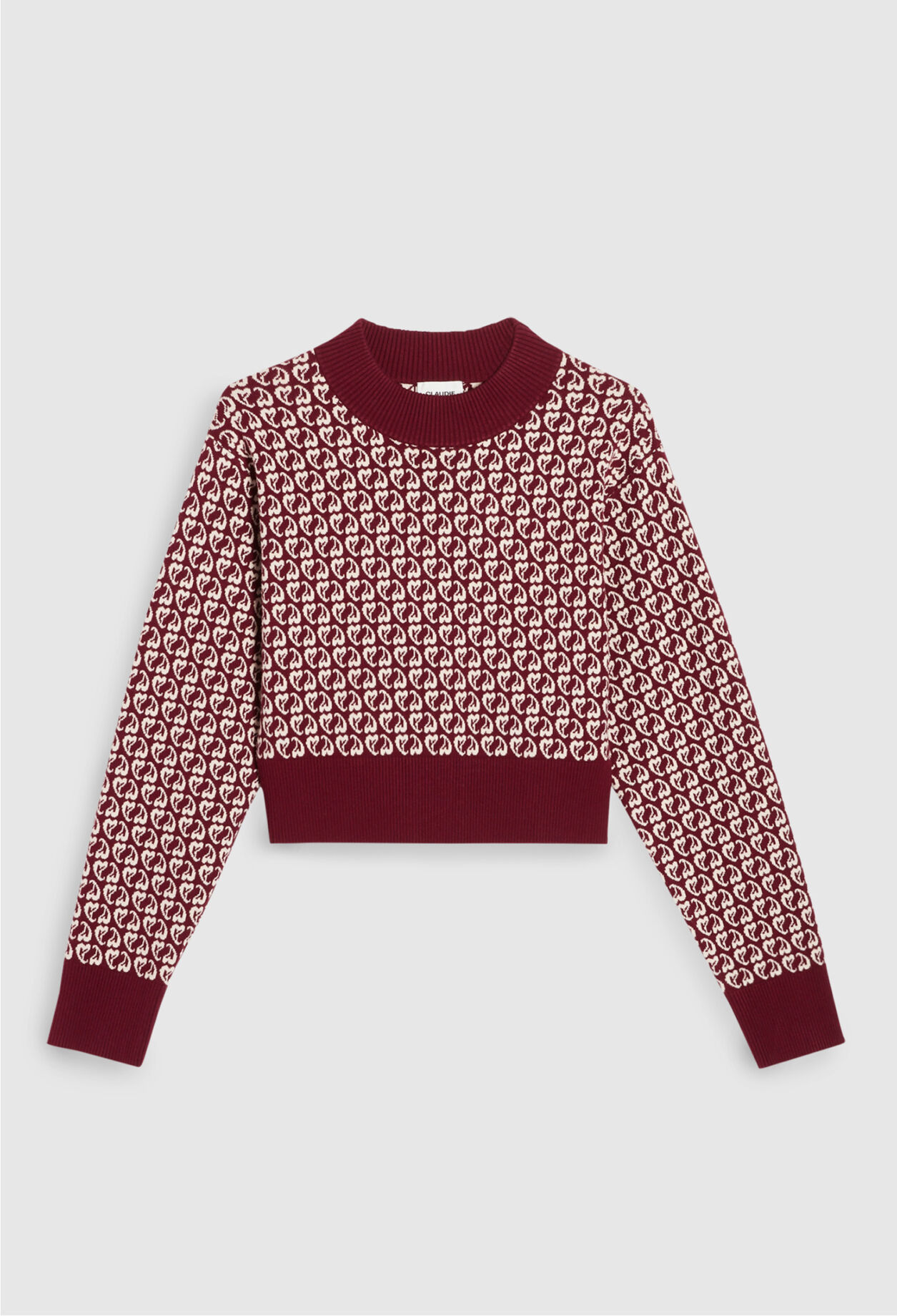 Jersey dos tonos de punto jacquard