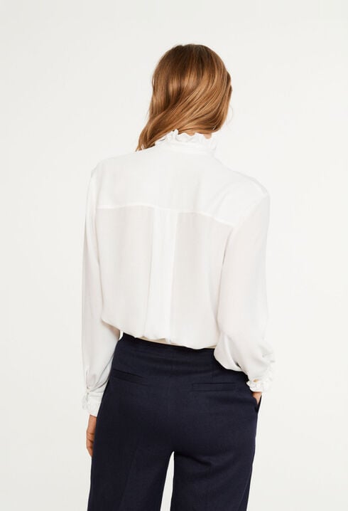 Camisa fluida de gran tamaño