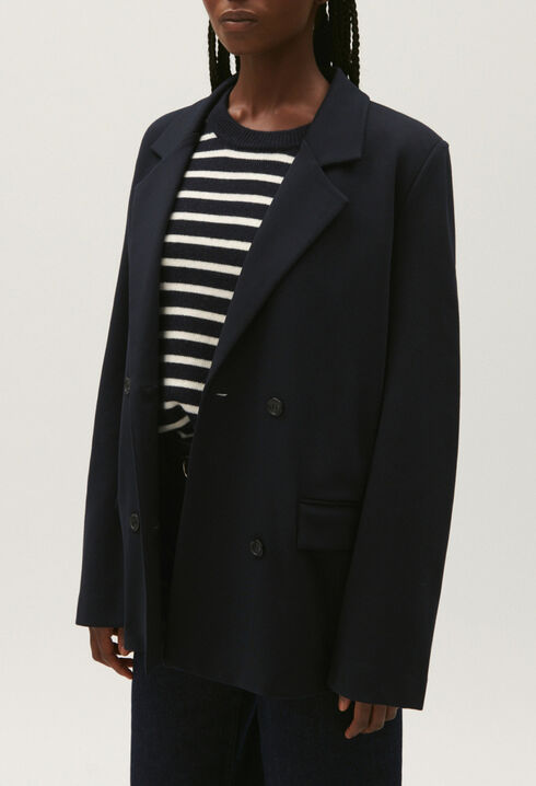 Chaqueta de traje azul marino