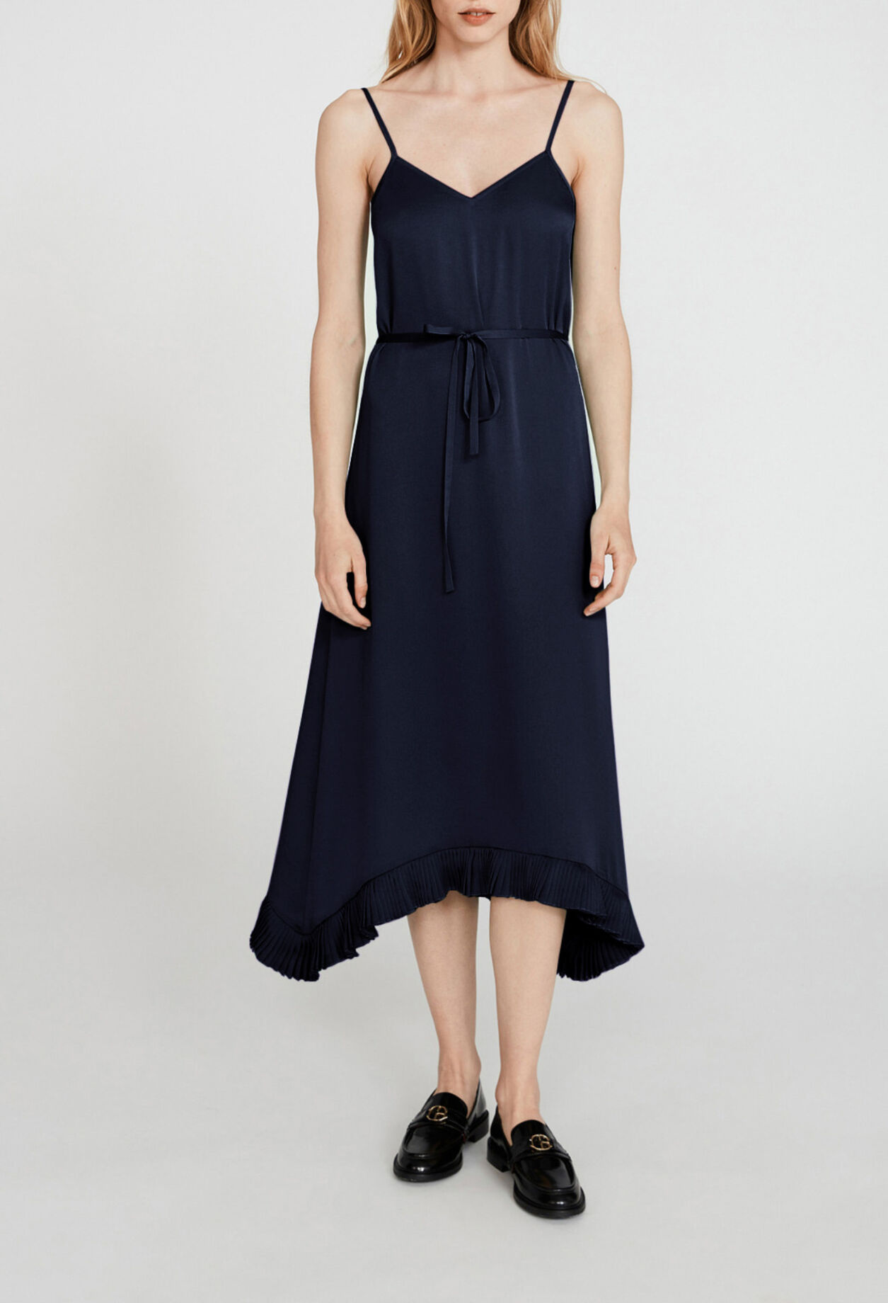 Vestido acampanado con tirantes