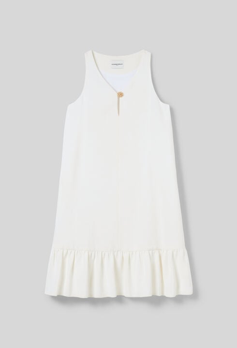 Vestido corto sin mangas