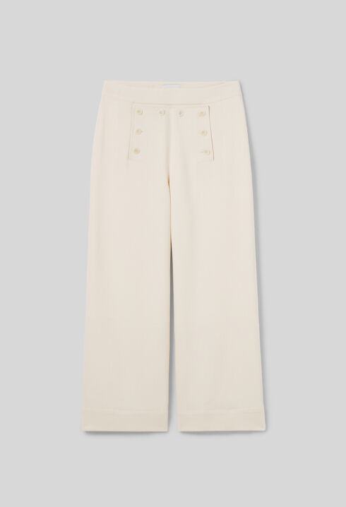 Pantalón con botones tipo pont