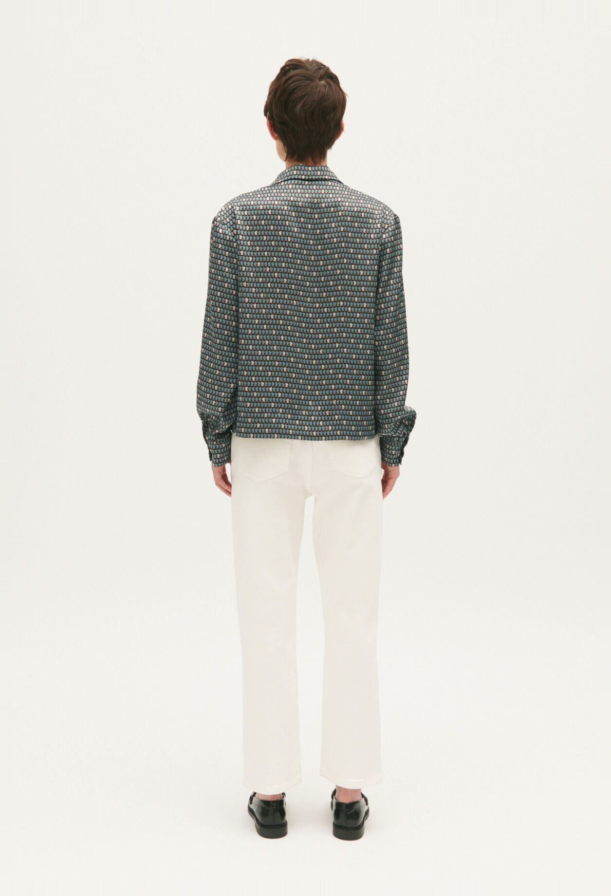 Camisa fluida estampada