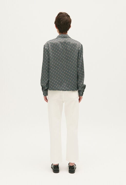 Camisa fluida estampada