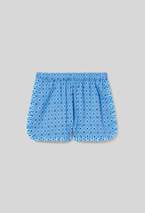 Short fluido estampado