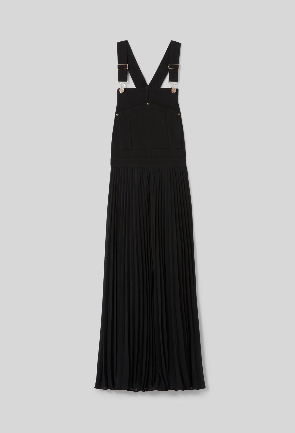 Vestido largo plisado