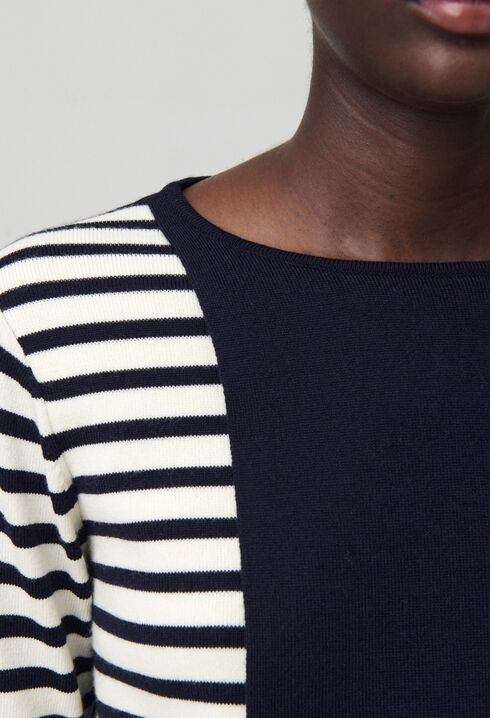 Jersey corto marinero liso
