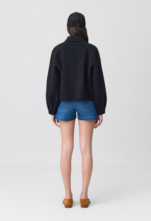 Chaqueta corta cuello camisa