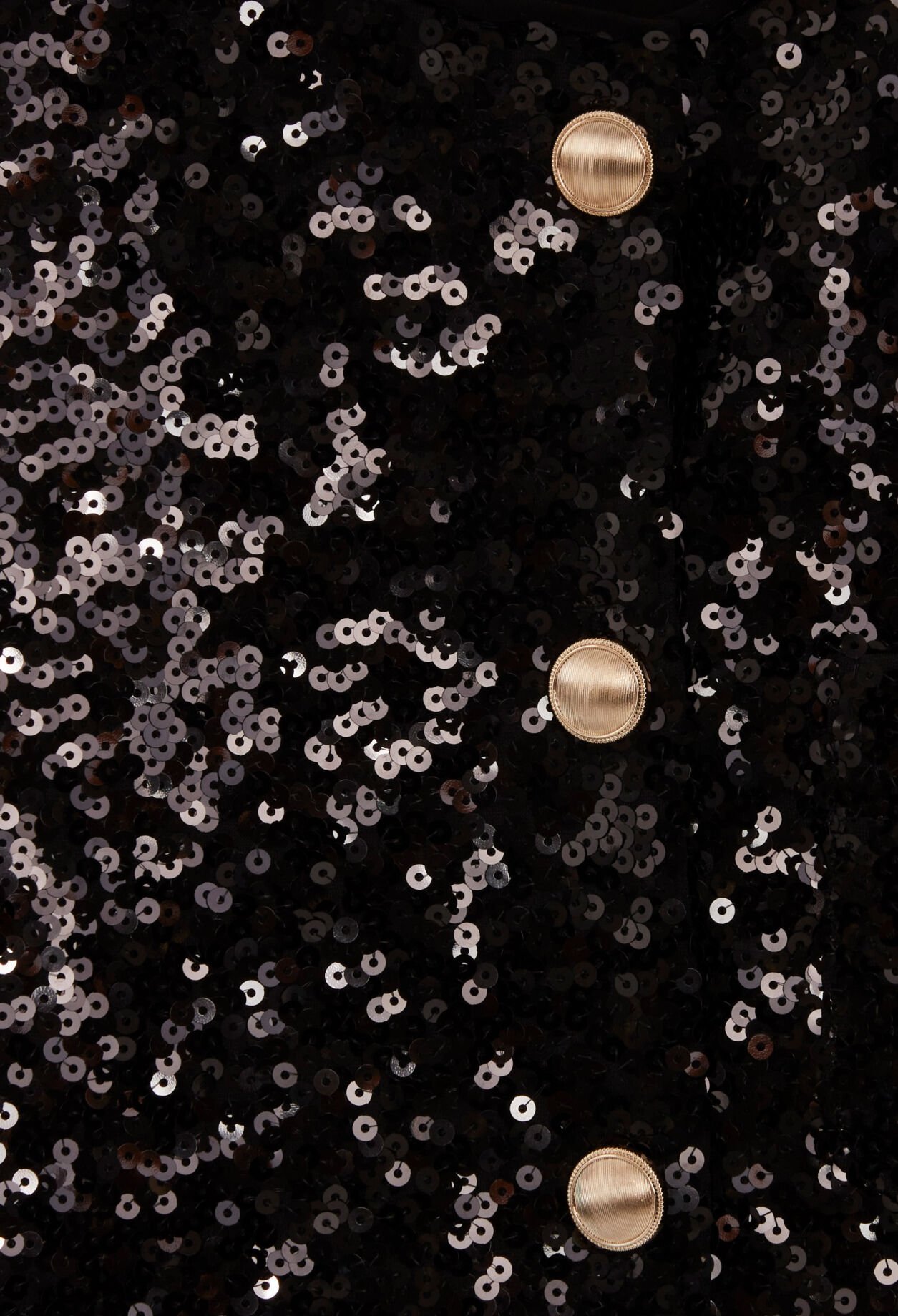 Cárdigan de lentejuelas negras