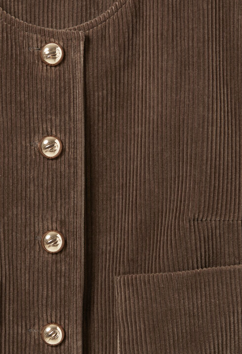Chaqueta corta de terciopelo
