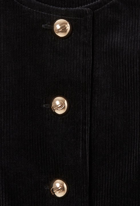 Chaqueta corta de terciopelo
