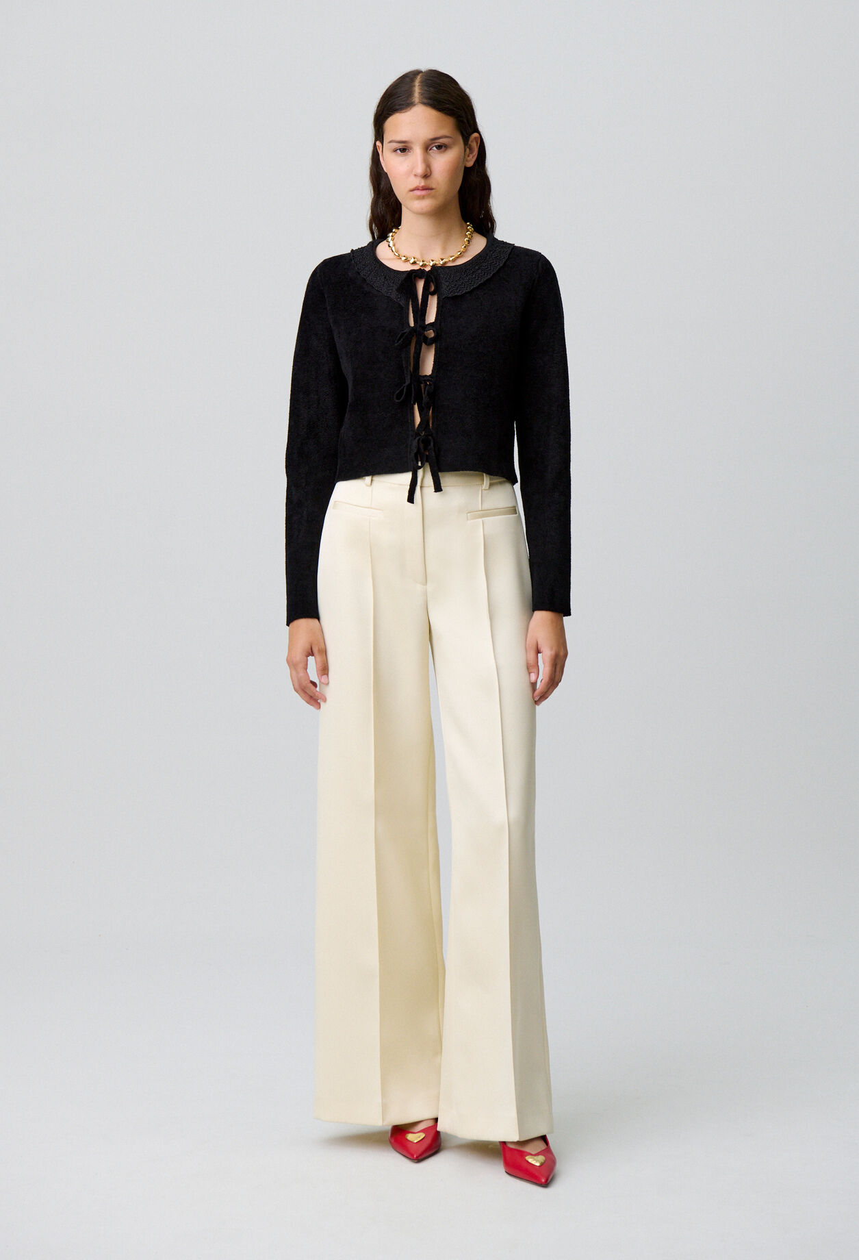 Pantalón de traje recto