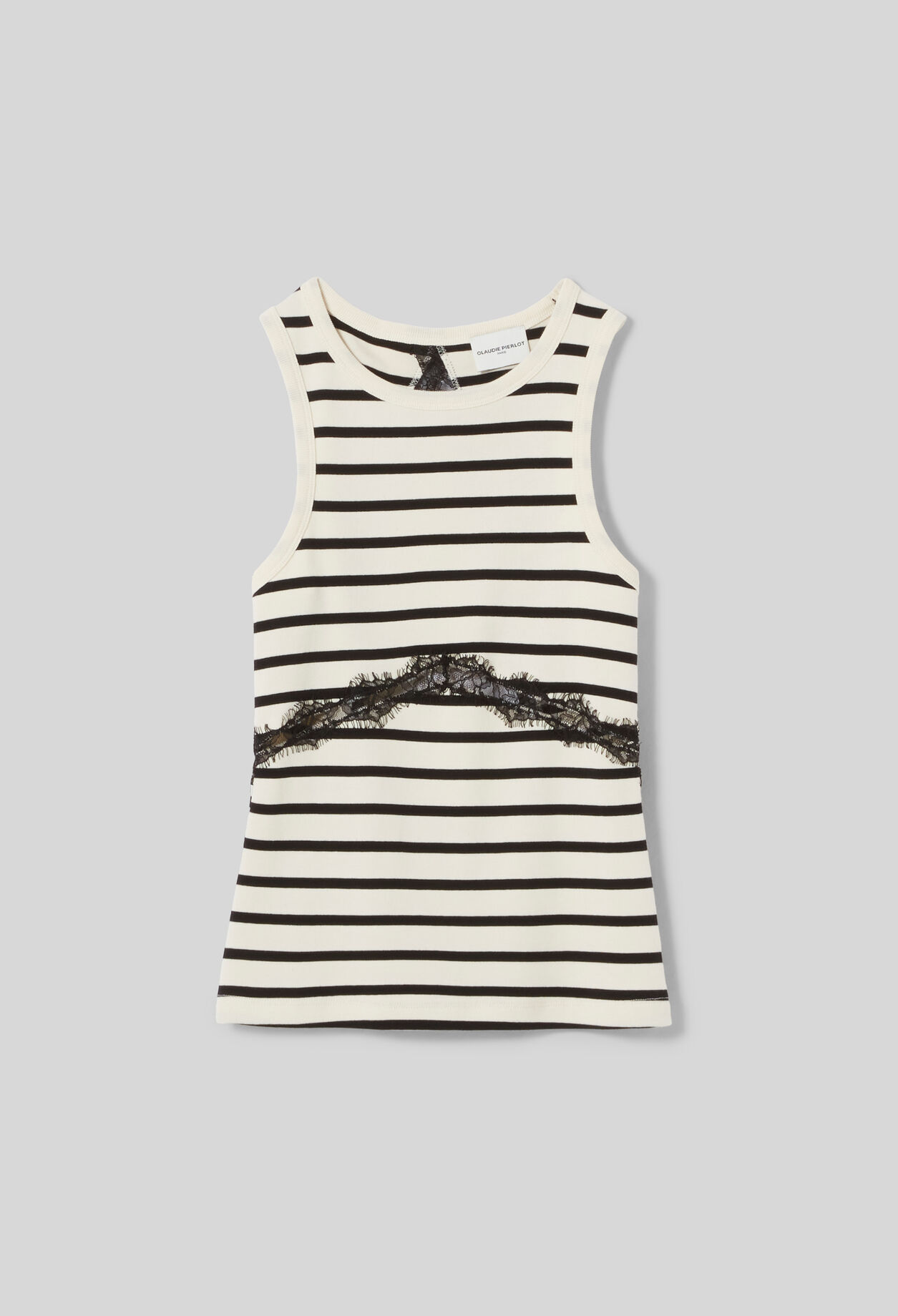 Camiseta marinera con encaje