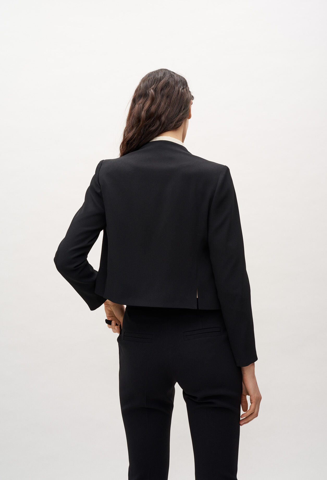 Chaqueta de traje corta
