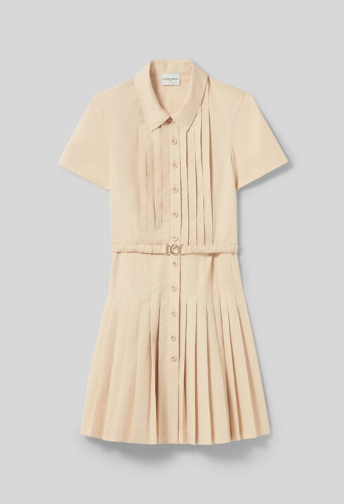 Vestido corto abotonado