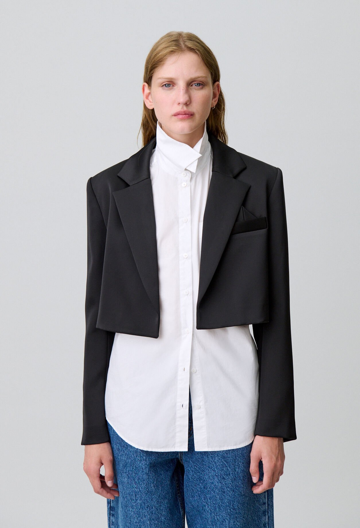 Chaqueta sastre satinada