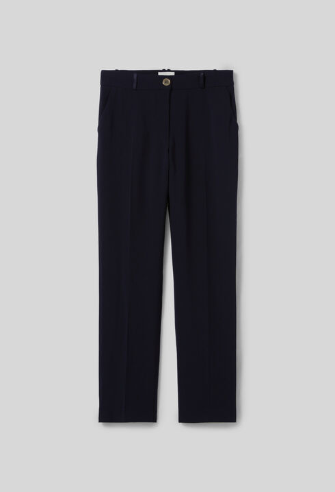 Pantalones de traje liso
