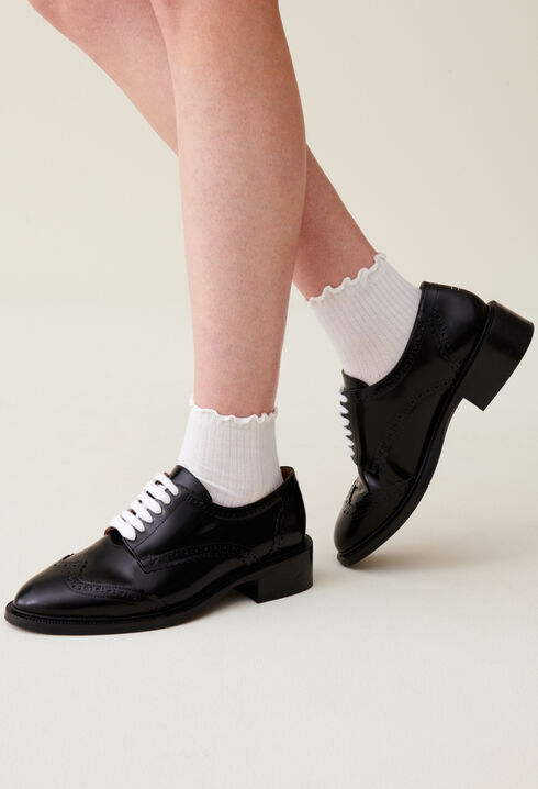 Derbies de cuero charol