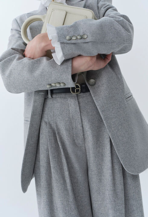 Chaqueta sastre gris lana mezclada