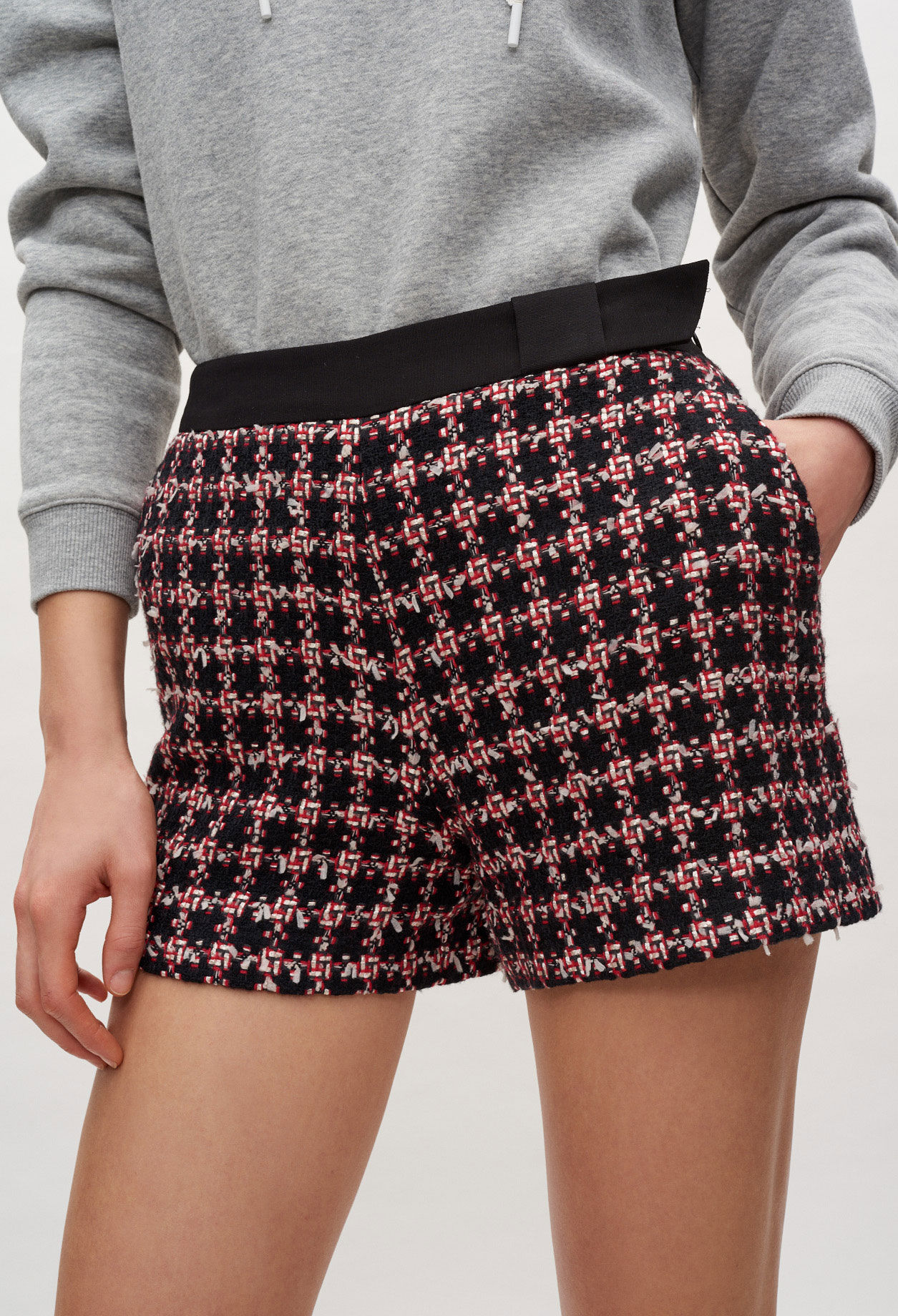 Pantalónes cortos de tweed