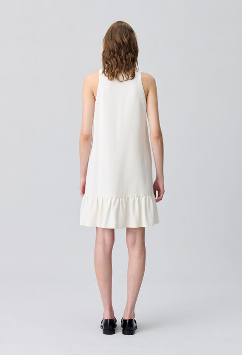 Vestido corto sin mangas