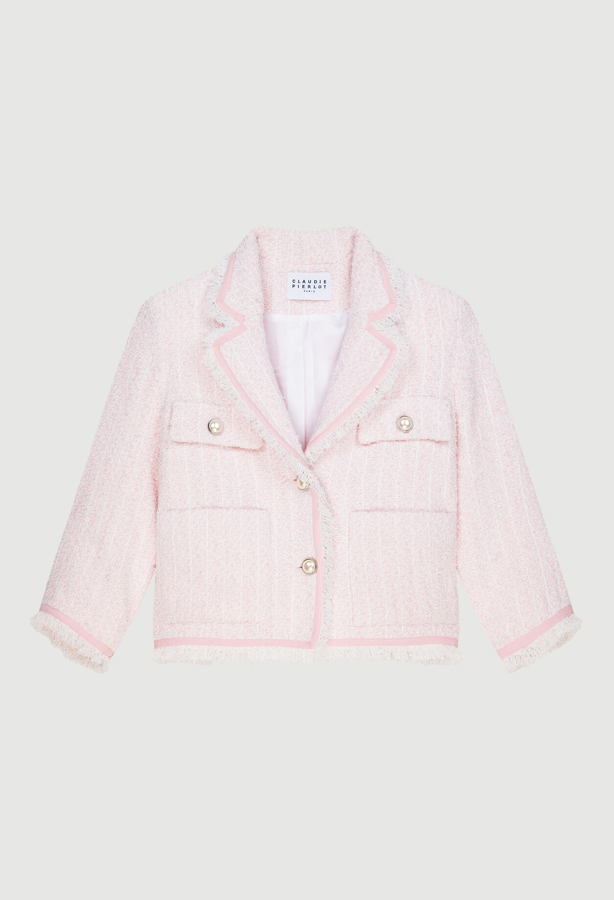 Chaqueta corta de sarga