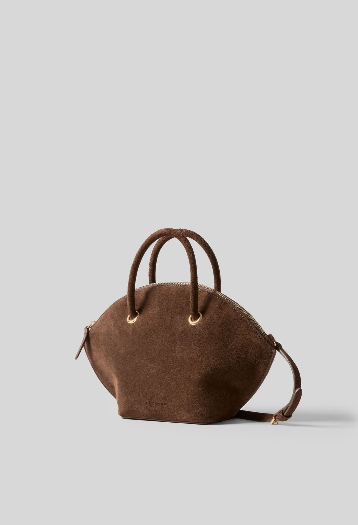 Bolso de mano de ante flexible