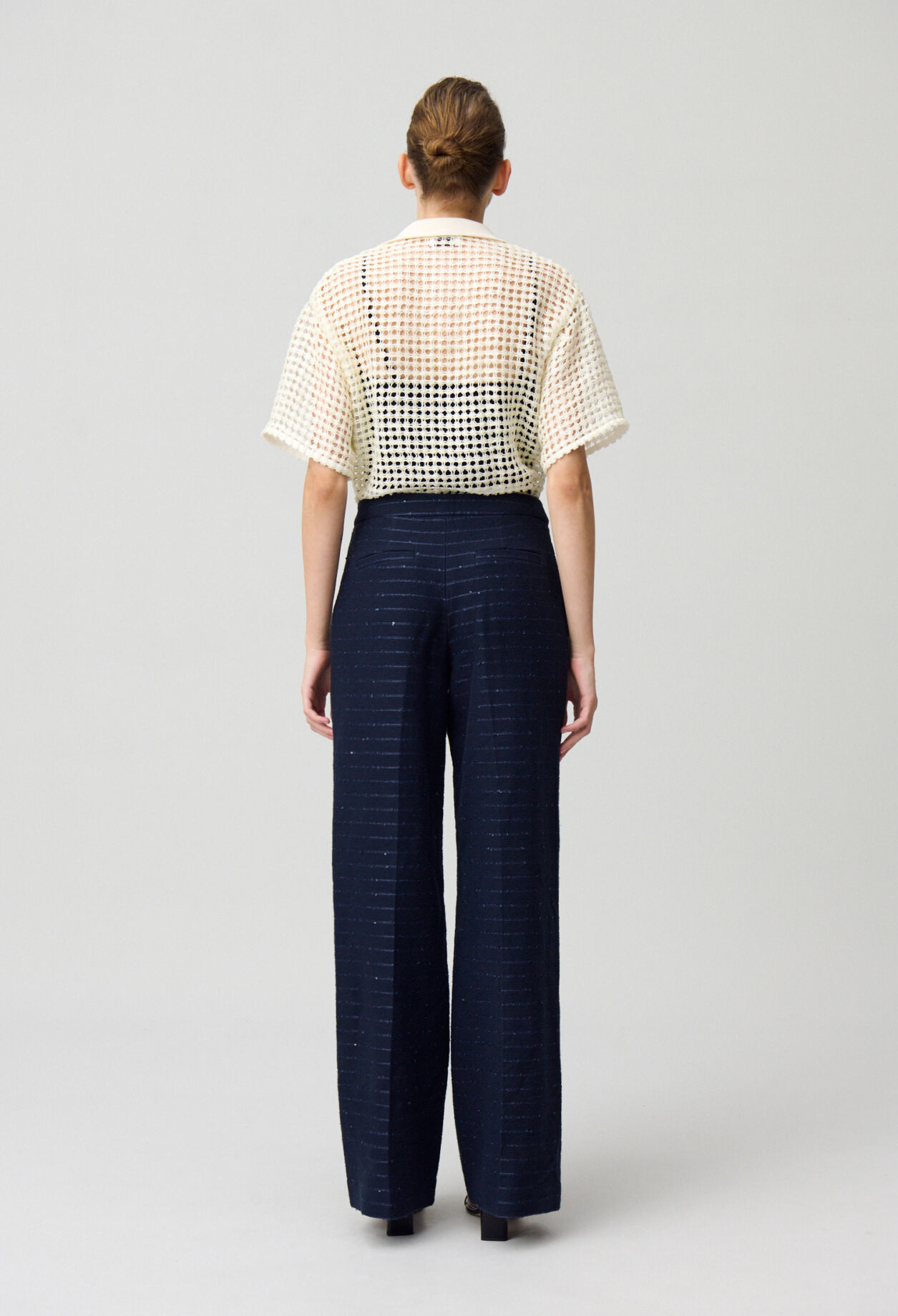 Pantalón de raya con botones