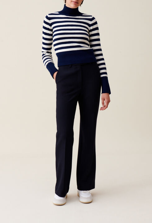 Jersey marinero cuello alto