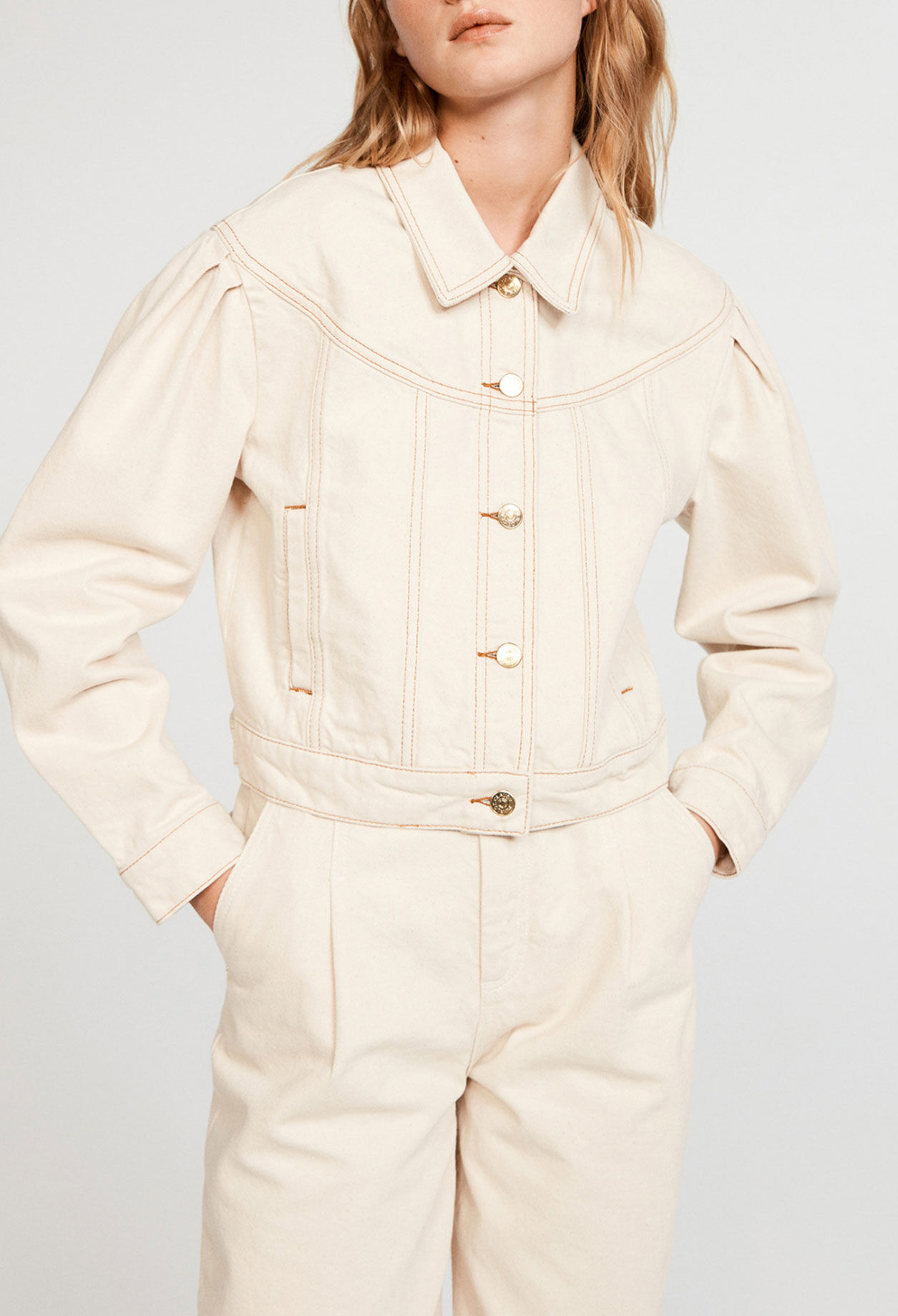 Chaqueta corta vaquera ecowash
